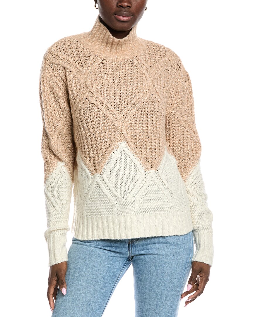 Осенний кашемировый двухцветный свитер с ромбовидным узором Autumn Cashmere, коричневый
Осенний кашемировый двухцветный свитер с ромбовидным узором Autumn Cashmere, коричневый