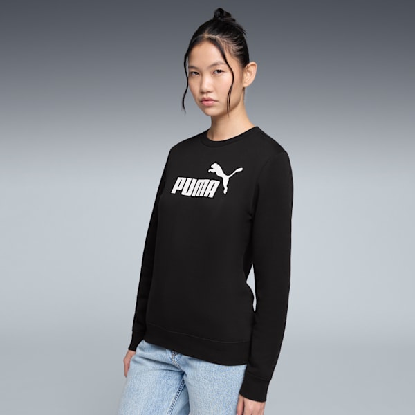 Женская толстовка с круглым вырезом и логотипом Puma Essentials, черный
Женская толстовка с круглым вырезом и логотипом Puma Essentials, черный