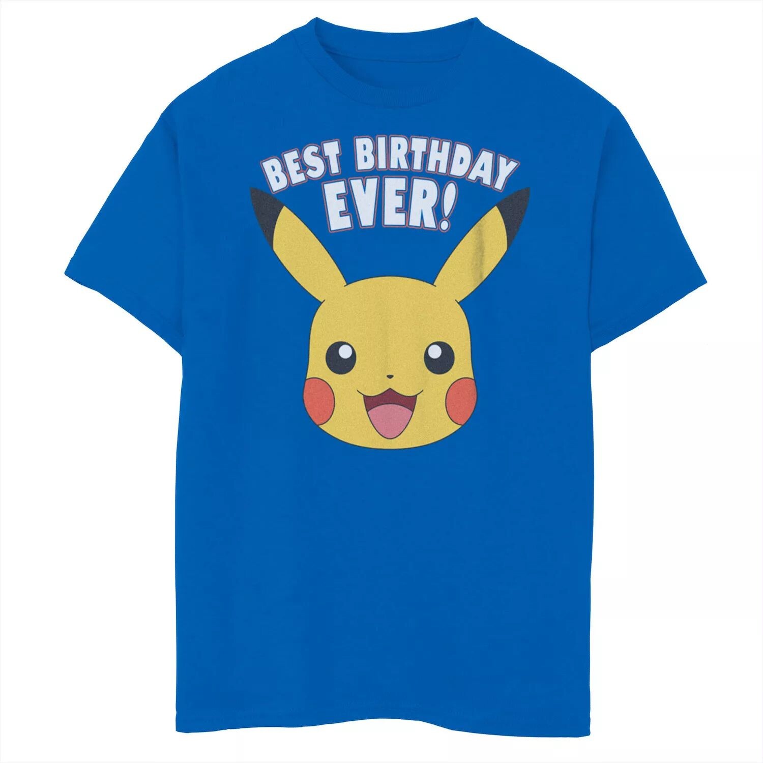 Футболка с изображением лица Пикачу для мальчиков 8–20 лет, Pokemon Best Birthday Ever Licensed Character
Футболка с изображением лица Пикачу для мальчиков 8–20 лет, Pokemon Best Birthday Ever Licensed Character