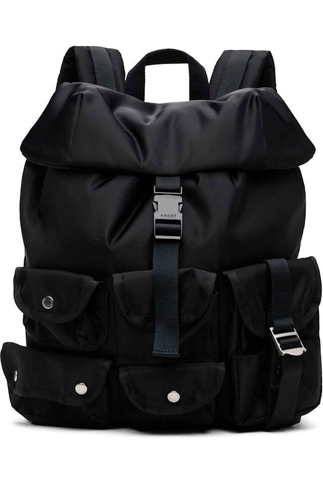 Нейлоновый рюкзак Sacai, черный
Нейлоновый рюкзак Sacai, черный