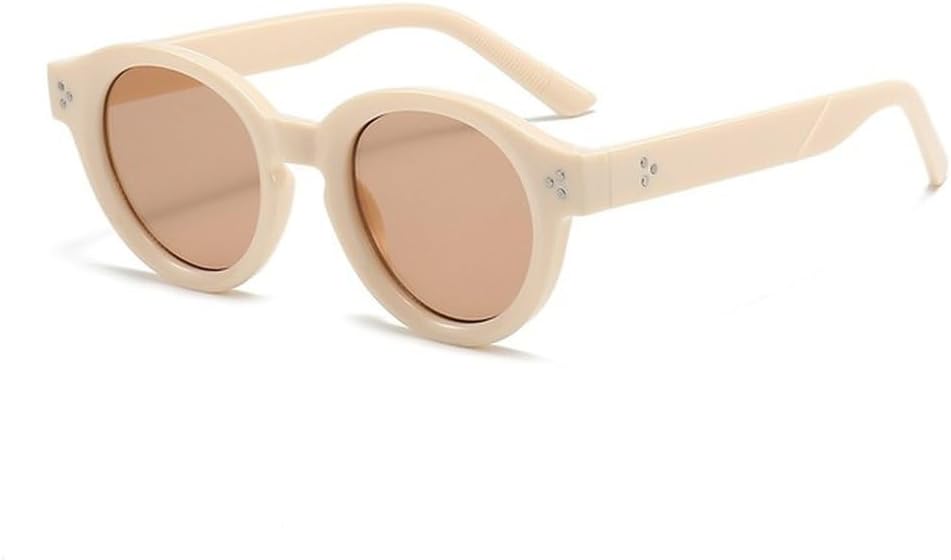 Винтажные круглые солнцезащитные очки для женщин и мужчин, градиентные солнцезащитные очки, модные женские очки класса люкс с прозрачными линзами и защитой от УФ-излучения UV400 TVTBBVV, Beige
Винтажные круглые солнцезащитные очки для женщин и мужчин, градиентные солнцезащитные очки, модные женские очки класса люкс с прозрачными линзами и защитой от УФ-излучения UV400 TVTBBVV, Beige