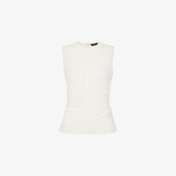 Футболка-майка Whistles с круглым вырезом, бежевый 
Футболка-майка Whistles с круглым вырезом, бежевый