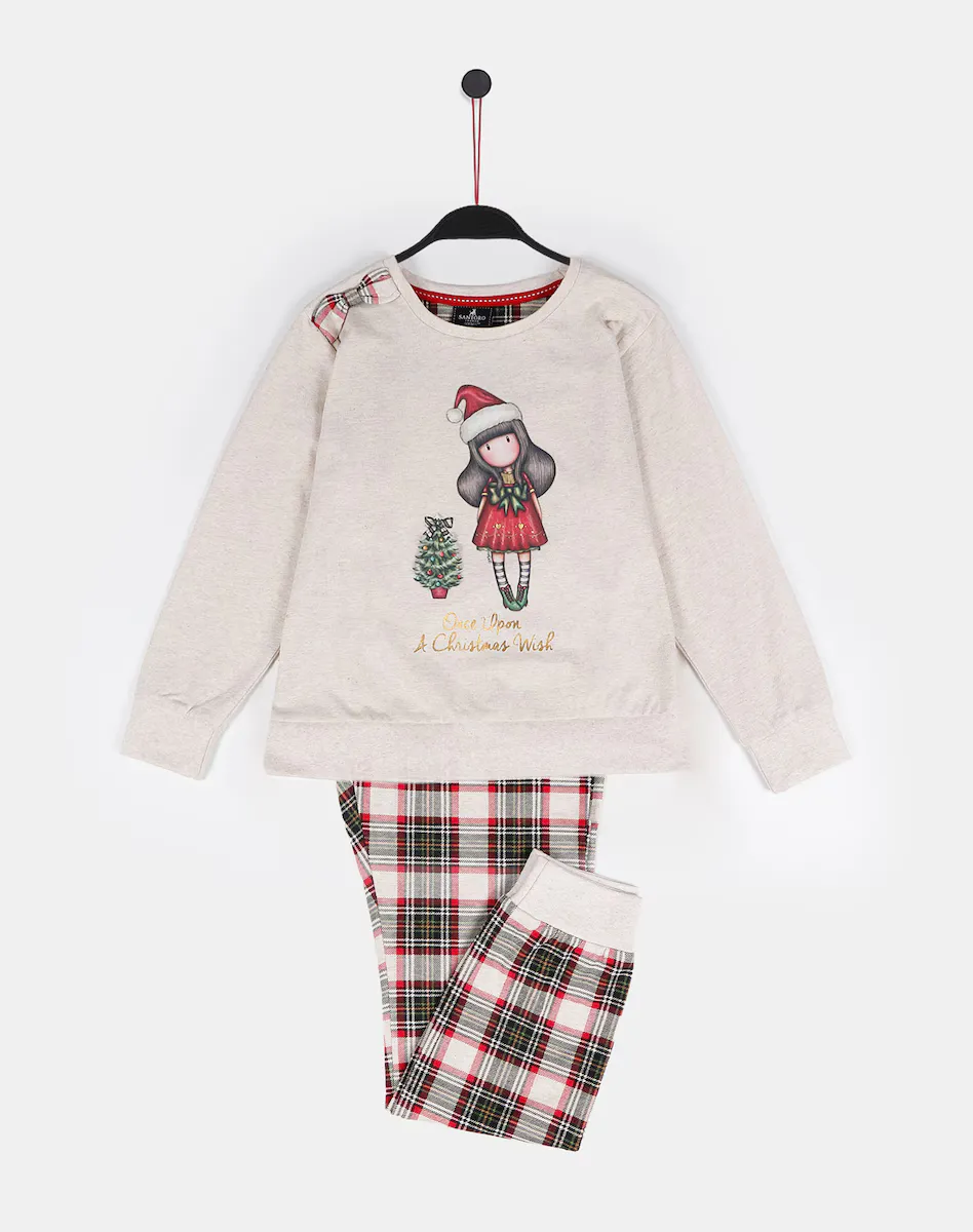 Длинная бежевая девичья пижама с дизайном спереди Santoro, бежевый
Длинная бежевая девичья пижама с дизайном спереди Santoro, бежевый