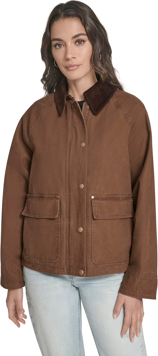 Женская короткая хлопковая куртка Levi's Barn, Bison
Женская короткая хлопковая куртка Levi's Barn, Bison