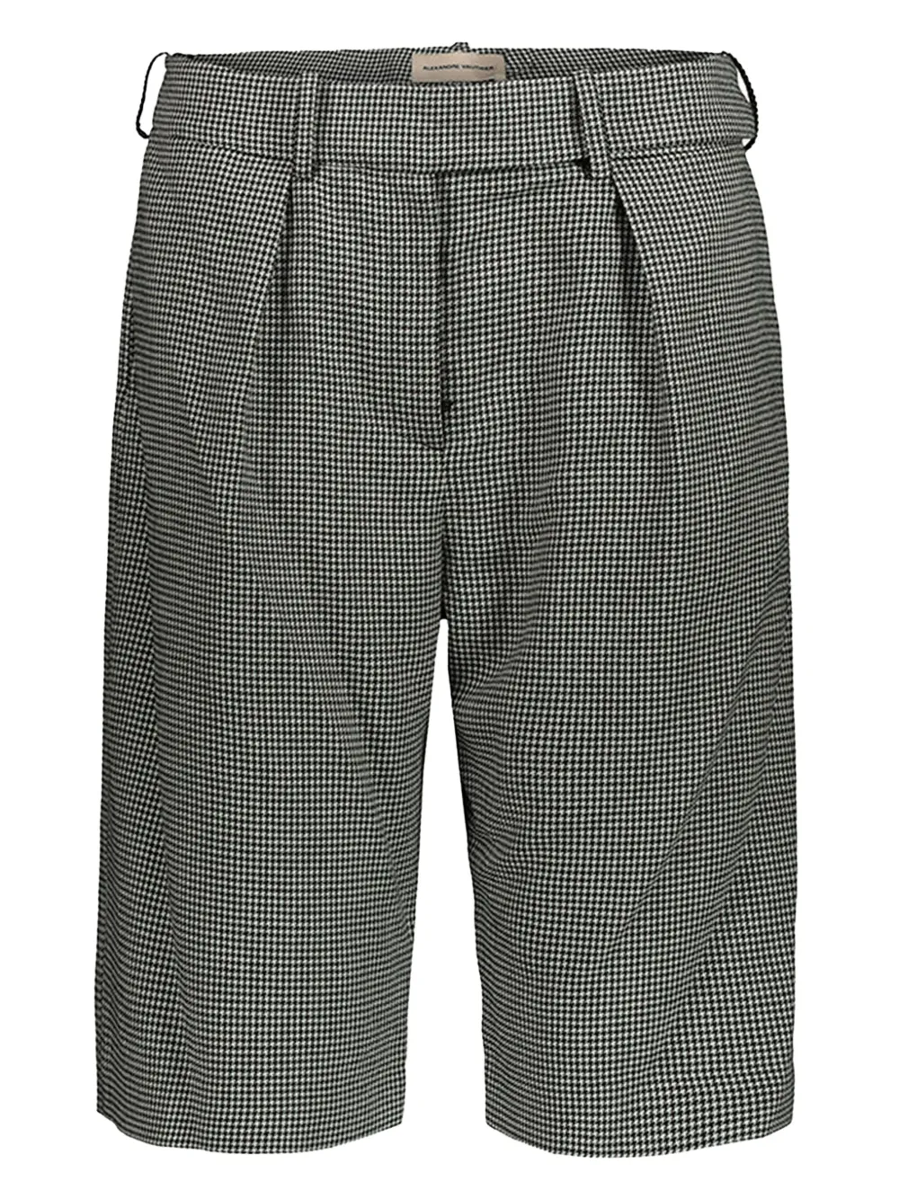 Шорты в ломаную клетку с поясом Alexandre Vauthier, черный
Шорты в ломаную клетку с поясом Alexandre Vauthier, черный