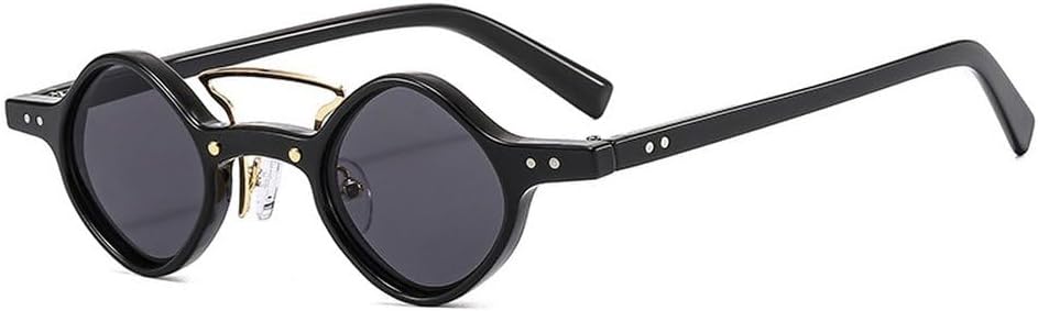 Модные маленькие квадратные солнцезащитные очки для женщин в стиле ретро с двойной перемычкой, прозрачными линзами цвета океана, защитой от УФ-излучения UV400, для мужчин с заклепками, в стиле панк SKFGNX, Black Grey
Модные маленькие квадратные солнцезащитные очки для женщин в стиле ретро с двойной перемычкой, прозрачными линзами цвета океана, защитой от УФ-излучения UV400, для мужчин с заклепками, в стиле панк SKFGNX, Black Grey