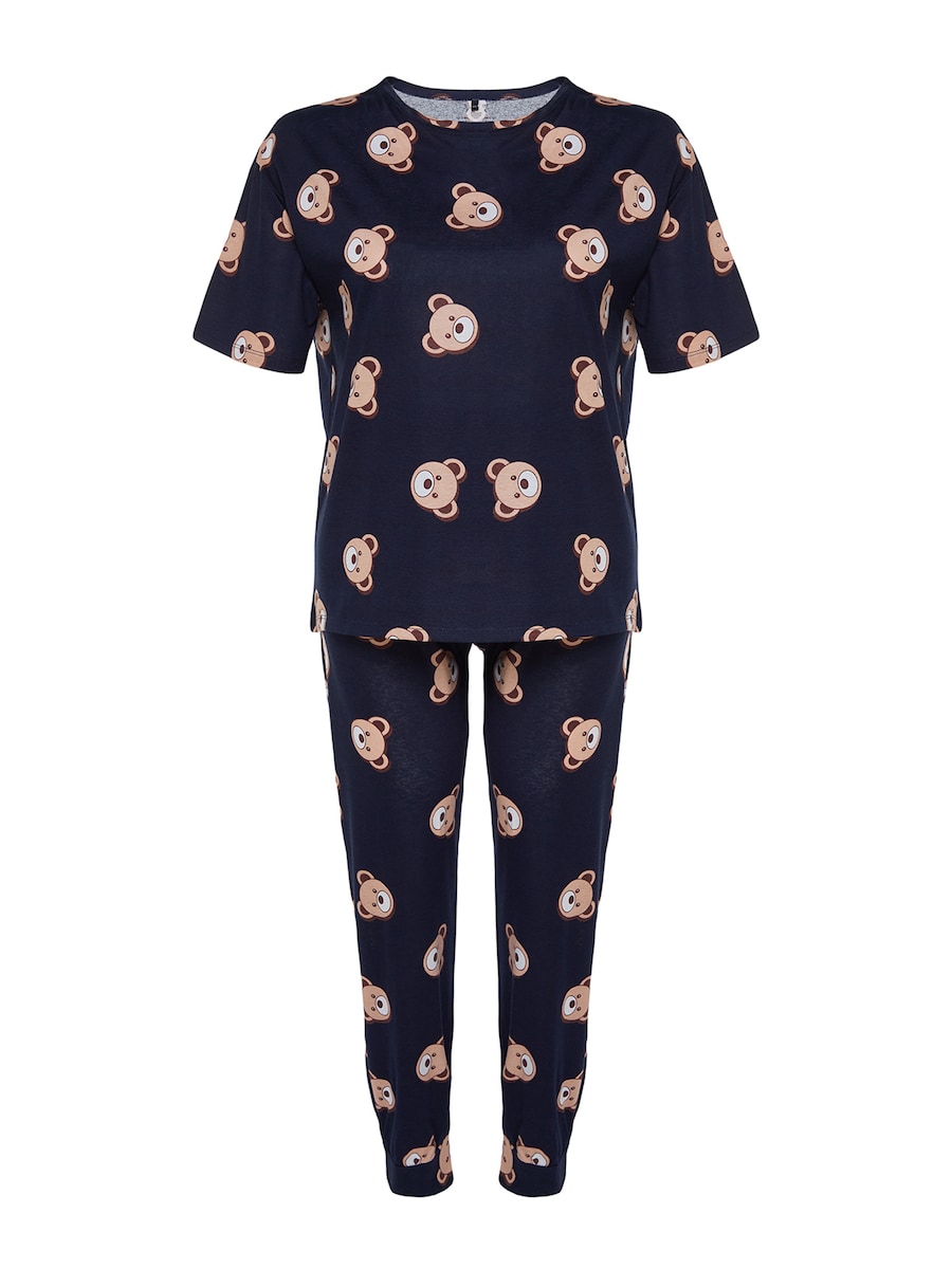 Пижама Trendyol Curve, индиго
Пижама Trendyol Curve, индиго