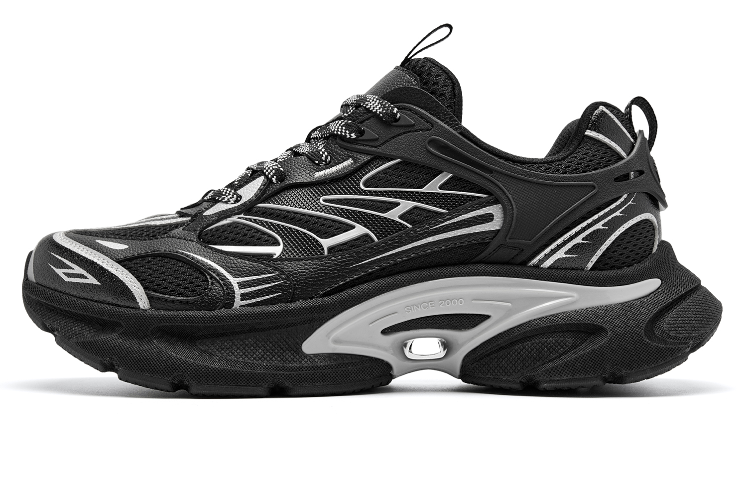 Кроссовки Quicksand Thermal Rebound, износостойкие, легкие, нескользящие, повседневные, мужские, черно-серебристого цвета QIAODAN, Black/Silver
Кроссовки Quicksand Thermal Rebound, износостойкие, легкие, нескользящие, повседневные, мужские, черно-серебристого цвета QIAODAN, Black/Silver