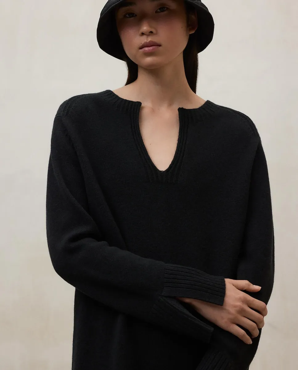 Длинное платье из плотного трикотажа с боковым разрезом Ecoalf, черный
Длинное платье из плотного трикотажа с боковым разрезом Ecoalf, черный