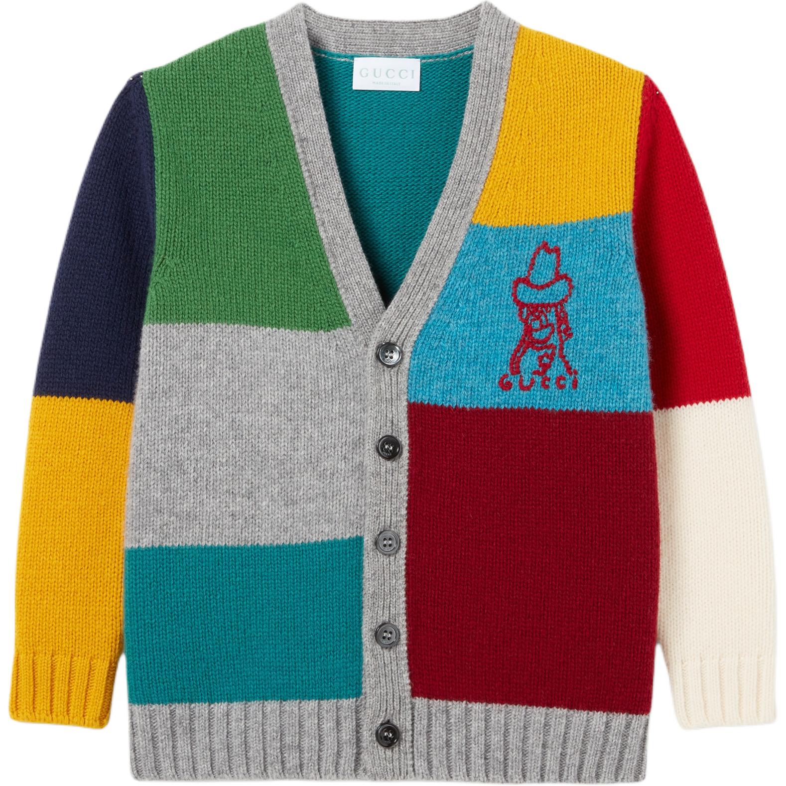 Детский свитер с V-образным вырезом, умеренная посадка GUCCI, multicolor
Детский свитер с V-образным вырезом, умеренная посадка GUCCI, multicolor