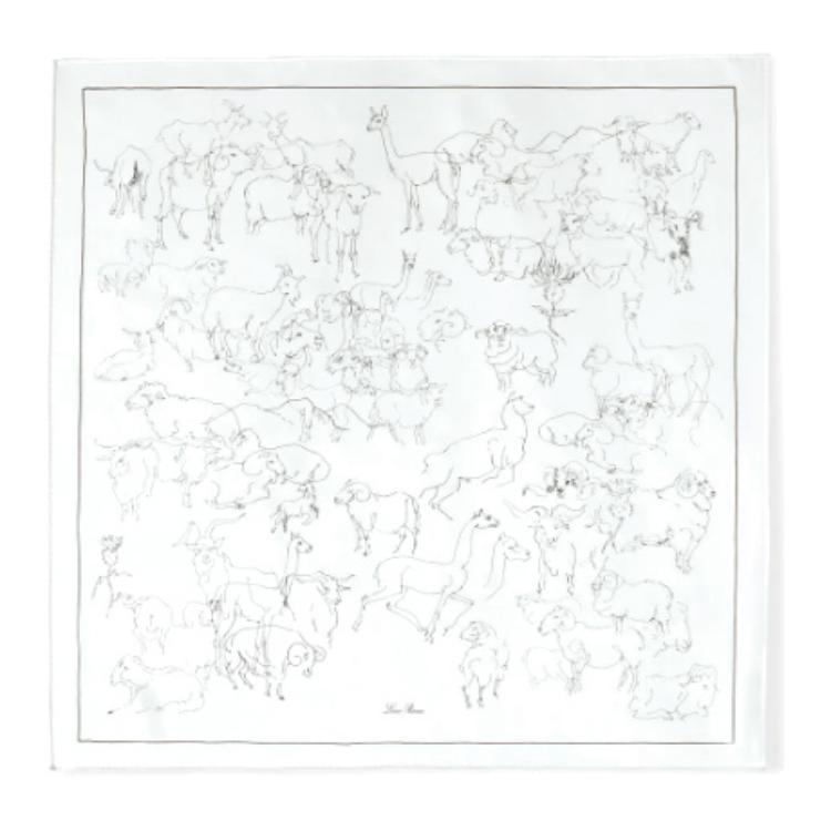 Loro Piana Шелковый шарф Mulberry Silk белый
Loro Piana Шелковый шарф Mulberry Silk белый