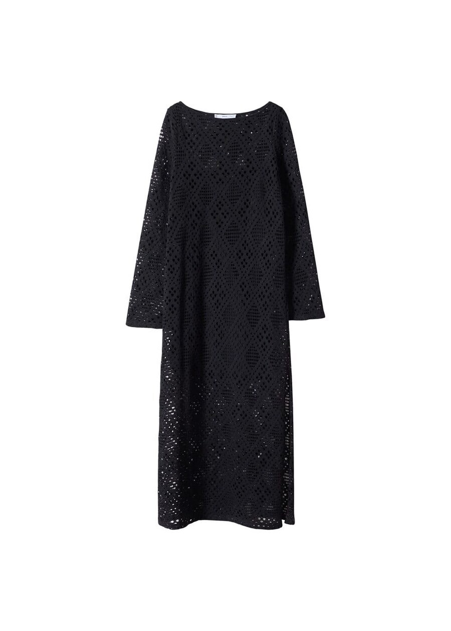 Платье миди MANGO Dress Sandra, черный
Платье миди MANGO Dress Sandra, черный