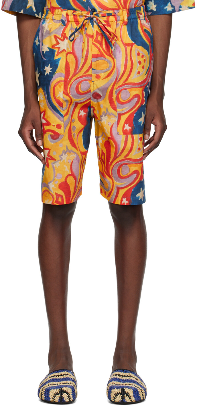 Разноцветные шорты No Vacancy Inn Edition Marni 
Разноцветные шорты No Vacancy Inn Edition Marni