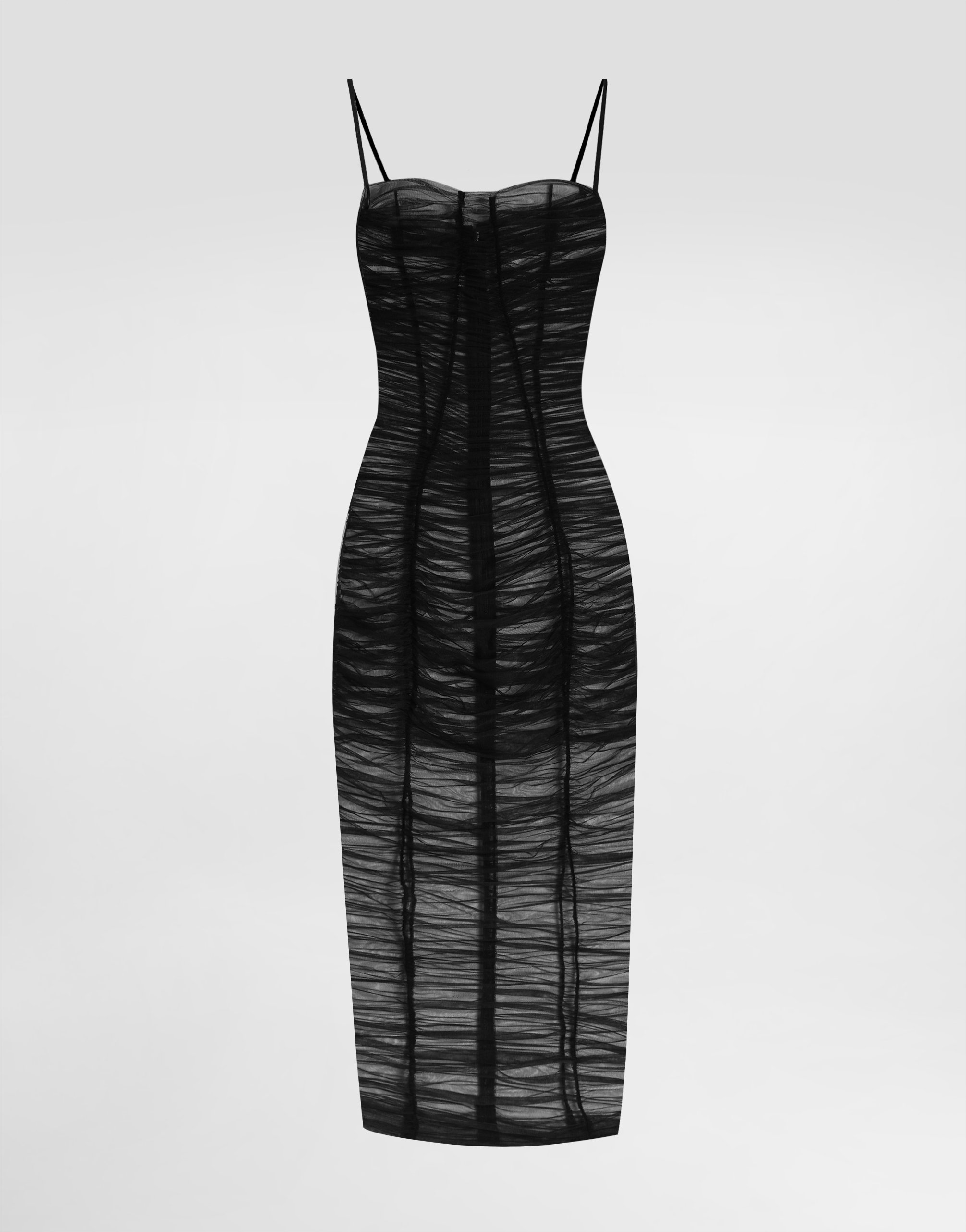 Платье миди из тюля с драпировкой Dolce & Gabbana, черный
Платье миди из тюля с драпировкой Dolce & Gabbana, черный