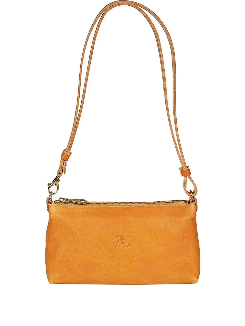 Кожаная сумка через плечо с застежкой-молнией Il Bisonte, коричневый
Кожаная сумка через плечо с застежкой-молнией Il Bisonte, коричневый