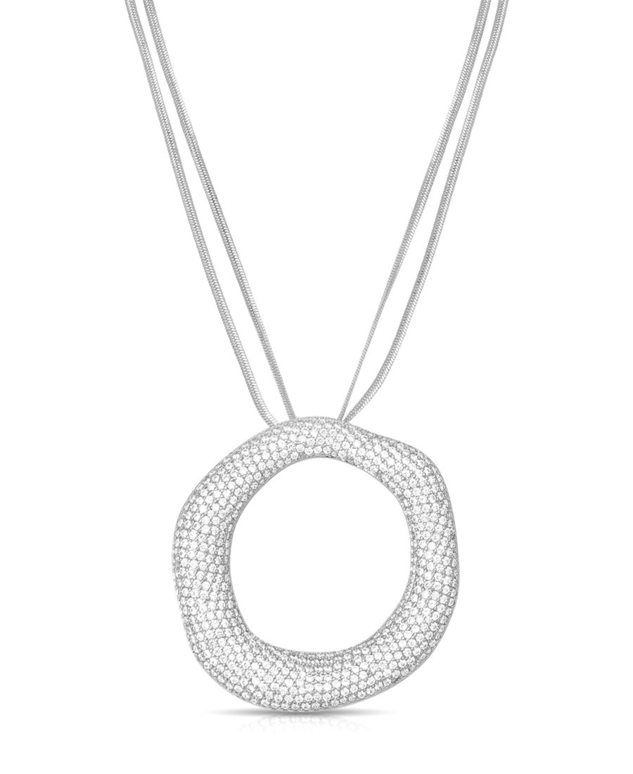 Колье с открытым кругом и инкрустацией ETTIKA, Silver
Колье с открытым кругом и инкрустацией ETTIKA, Silver