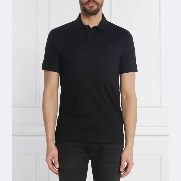 Узкая рубашка-поло для пассажиров Boss, черный
Узкая рубашка-поло для пассажиров Boss, черный