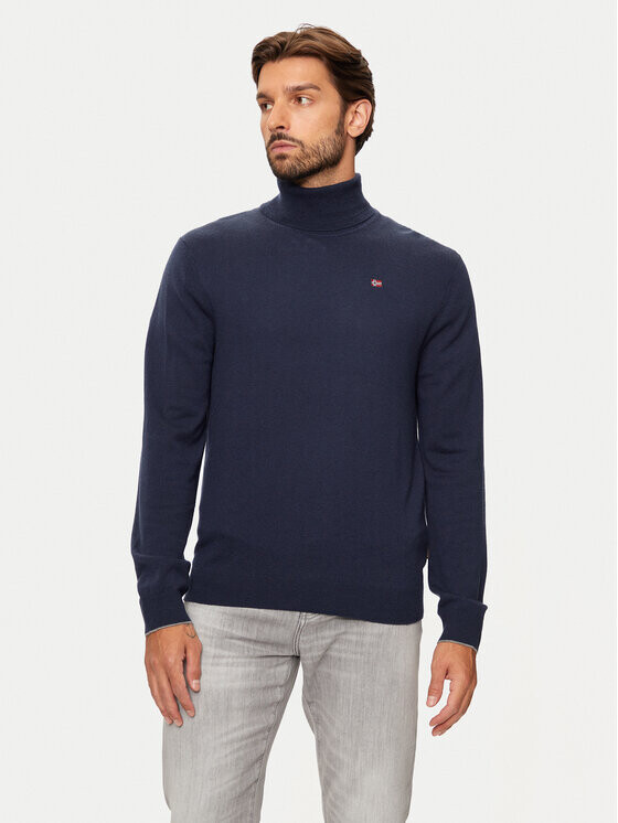 Свитер с высоким воротником обычного кроя Napapijri, синий
Свитер с высоким воротником обычного кроя Napapijri, синий