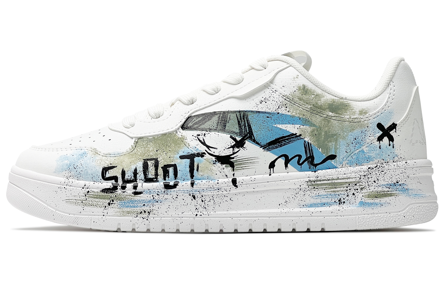 Антискользящие амортизирующие низкие скейтерские кроссовки Anta Life Collection мужские бело-голубые 
Антискользящие амортизирующие низкие скейтерские кроссовки Anta Life Collection мужские бело-голубые