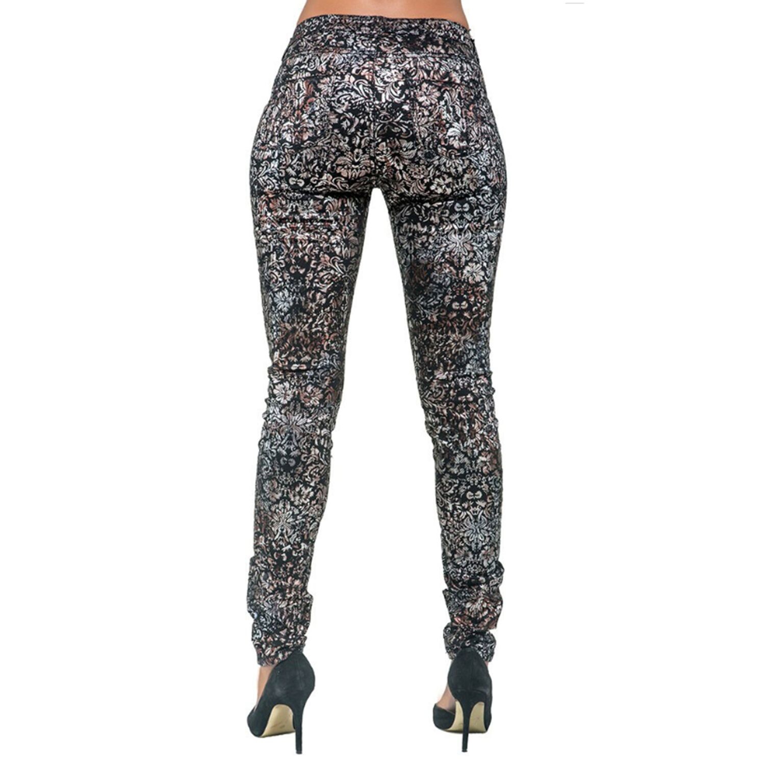 Женские джинсы с пышным кроем Poetic Justice из эластичного твила с цветочным принтом цвета металлик Poetic Justice
Женские джинсы с пышным кроем Poetic Justice из эластичного твила с цветочным принтом цвета металлик Poetic Justice