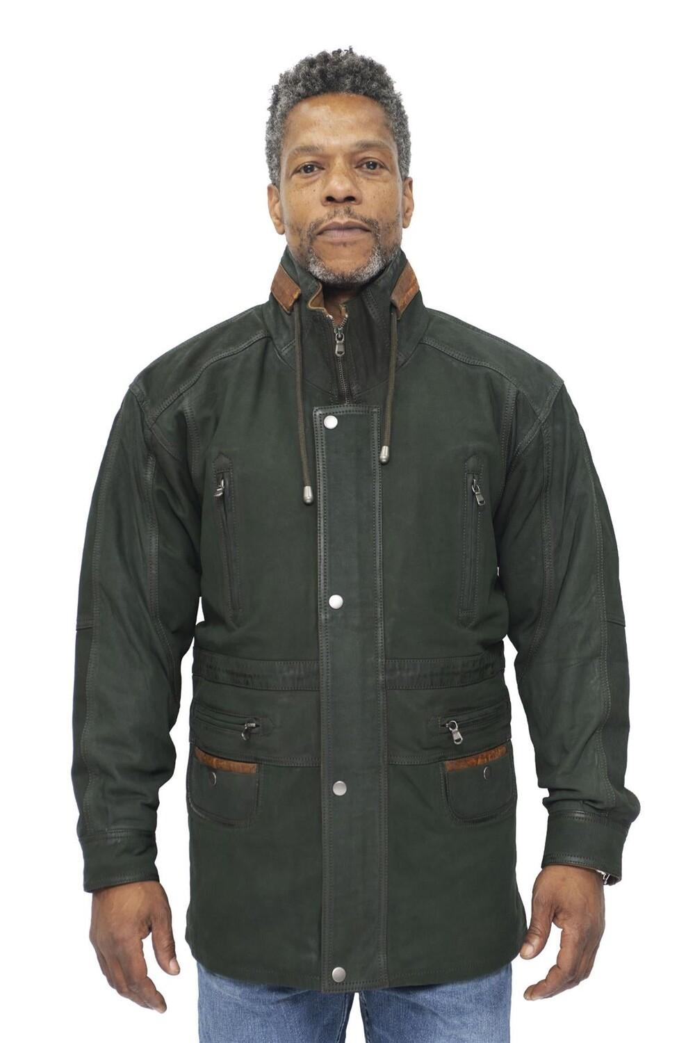 Парка-Пальто из нубука из кожи виннипег Infinity Leather, зеленый
Парка-Пальто из нубука из кожи виннипег Infinity Leather, зеленый