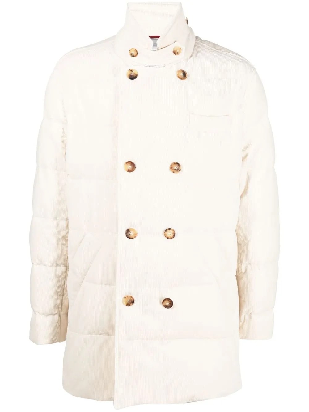 Двубортный пуховик Brunello Cucinelli, нейтральный
Двубортный пуховик Brunello Cucinelli, нейтральный