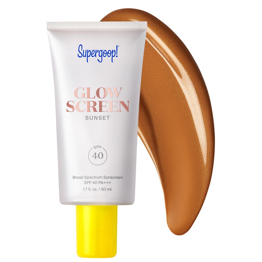 Солнцезащитный крем Glowscreen SPF 40 с гиалуроновой кислотой и ниацинамидом Supergoop!, 1.7 oz Sunset /50 mL - deep bronze
Солнцезащитный крем Glowscreen SPF 40 с гиалуроновой кислотой и ниацинамидом Supergoop!, 1.7 oz Sunset /50 mL - deep bronze