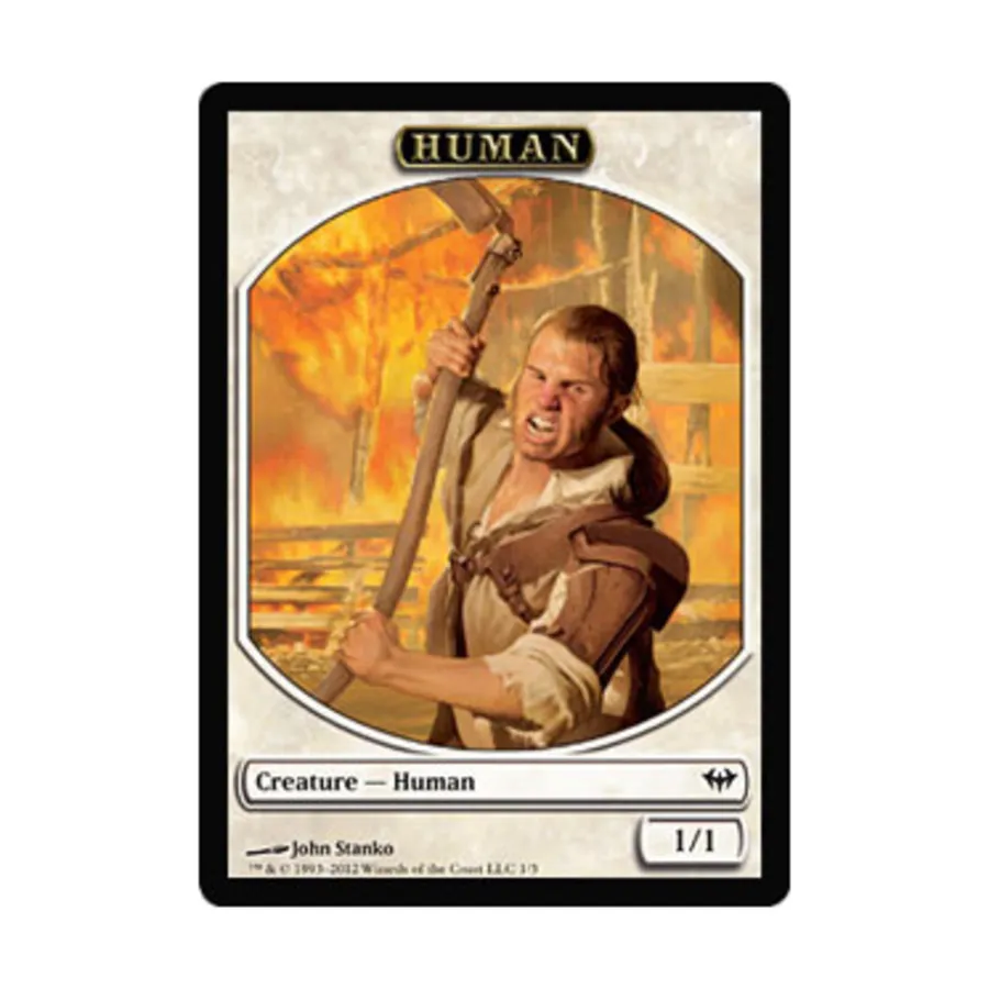 CCG Человек – жетон (С), MTG - Dark Ascension
CCG Человек – жетон (С), MTG - Dark Ascension