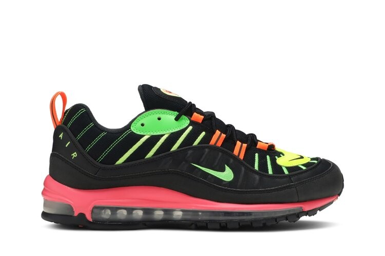 Кроссовки Nike Air Max 98 'Tokyo Neon', черный
Кроссовки Nike Air Max 98 'Tokyo Neon', черный