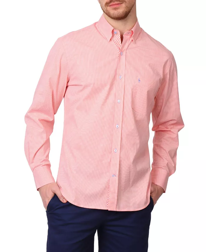 Мужская классическая рубашка с длинным рукавом в микро-гусиную лапку Tailorbyrd, оранжевый
Мужская классическая рубашка с длинным рукавом в микро-гусиную лапку Tailorbyrd, оранжевый