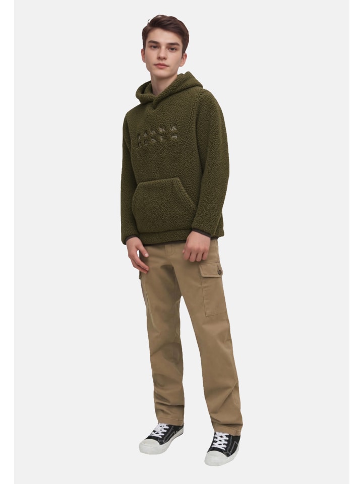 JACK & JONES Junior Худи 'Flare Teddy' зеленого цвета
JACK & JONES Junior Худи 'Flare Teddy' зеленого цвета