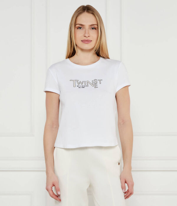 Футболка женская Twin-Set хлопковая, белый
Футболка женская Twin-Set хлопковая, белый