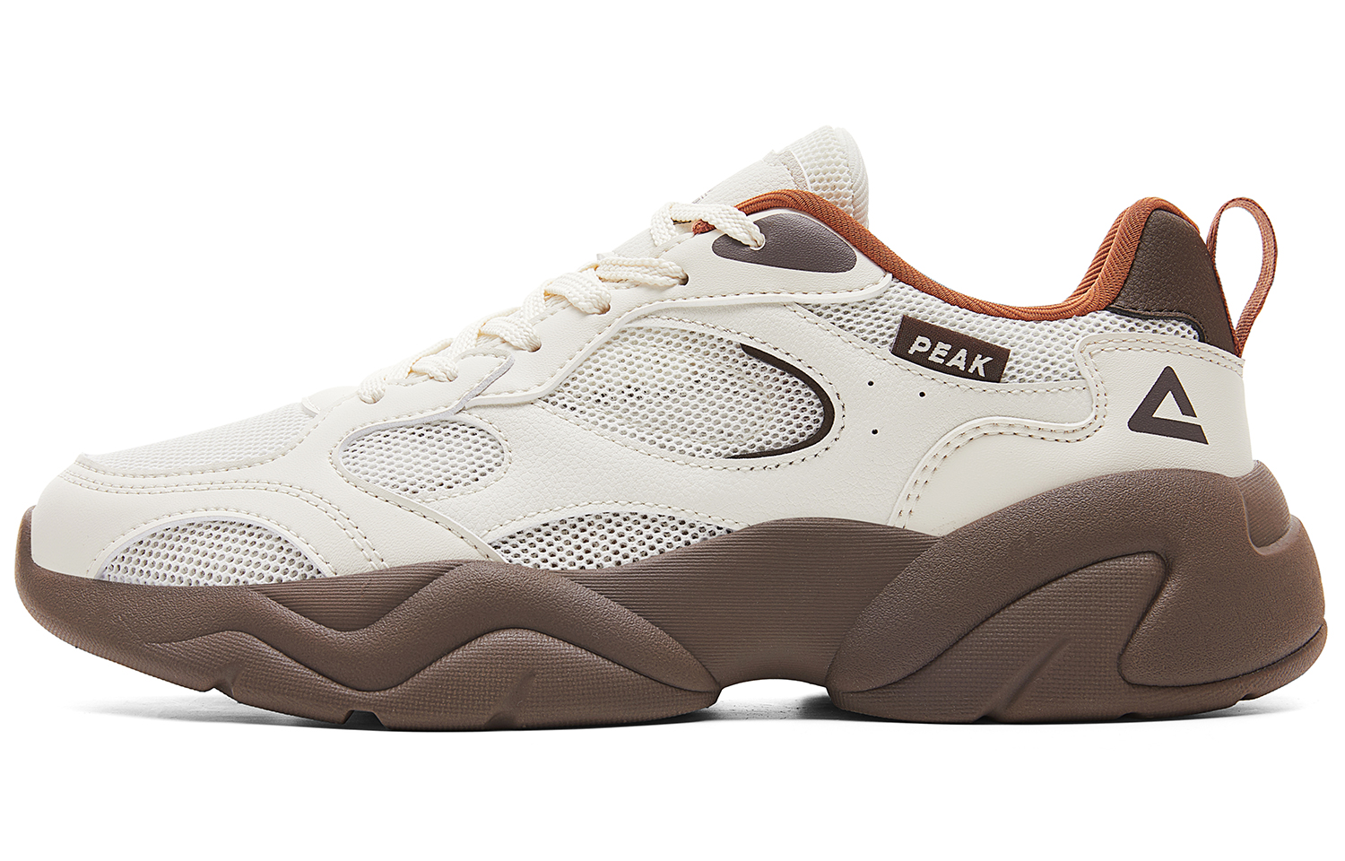 PEAK Кроссовки мужские белые коричневые с амортизацией, увеличивающие рост, легкие, дышащие, нескользящие, низкие, массивные
PEAK Кроссовки мужские белые коричневые с амортизацией, увеличивающие рост, легкие, дышащие, нескользящие, низкие, массивные