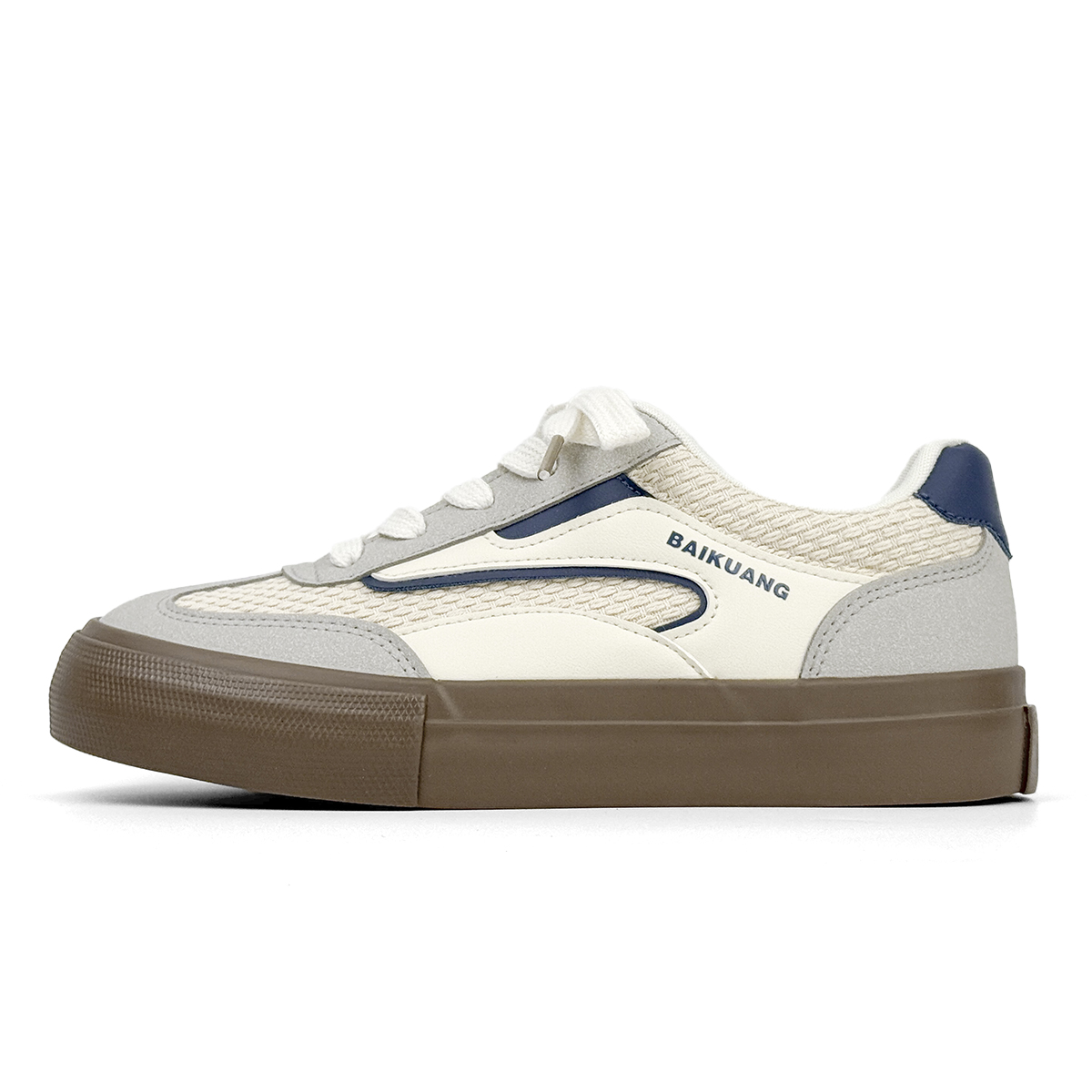 VASIBAEN Низкие, амортизирующие, износостойкие мужские кроссовки для скейтбординга бежево-синего цвета
VASIBAEN Низкие, амортизирующие, износостойкие мужские кроссовки для скейтбординга бежево-синего цвета