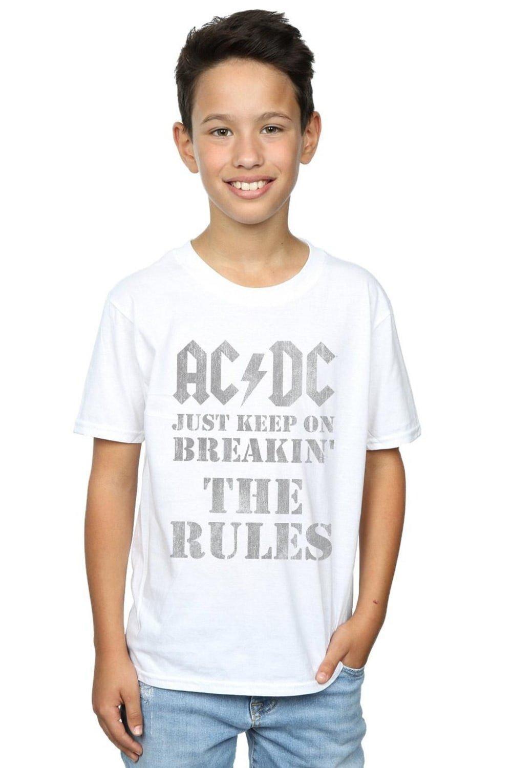Футболка «Просто продолжай нарушать правила» AC/DC, белый, Коричневый, Футболка «Просто продолжай нарушать правила» AC/DC, белый
Футболка «Просто продолжай нарушать правила» AC/DC, белый, Коричневый, Футболка «Просто продолжай нарушать правила» AC/DC, белый