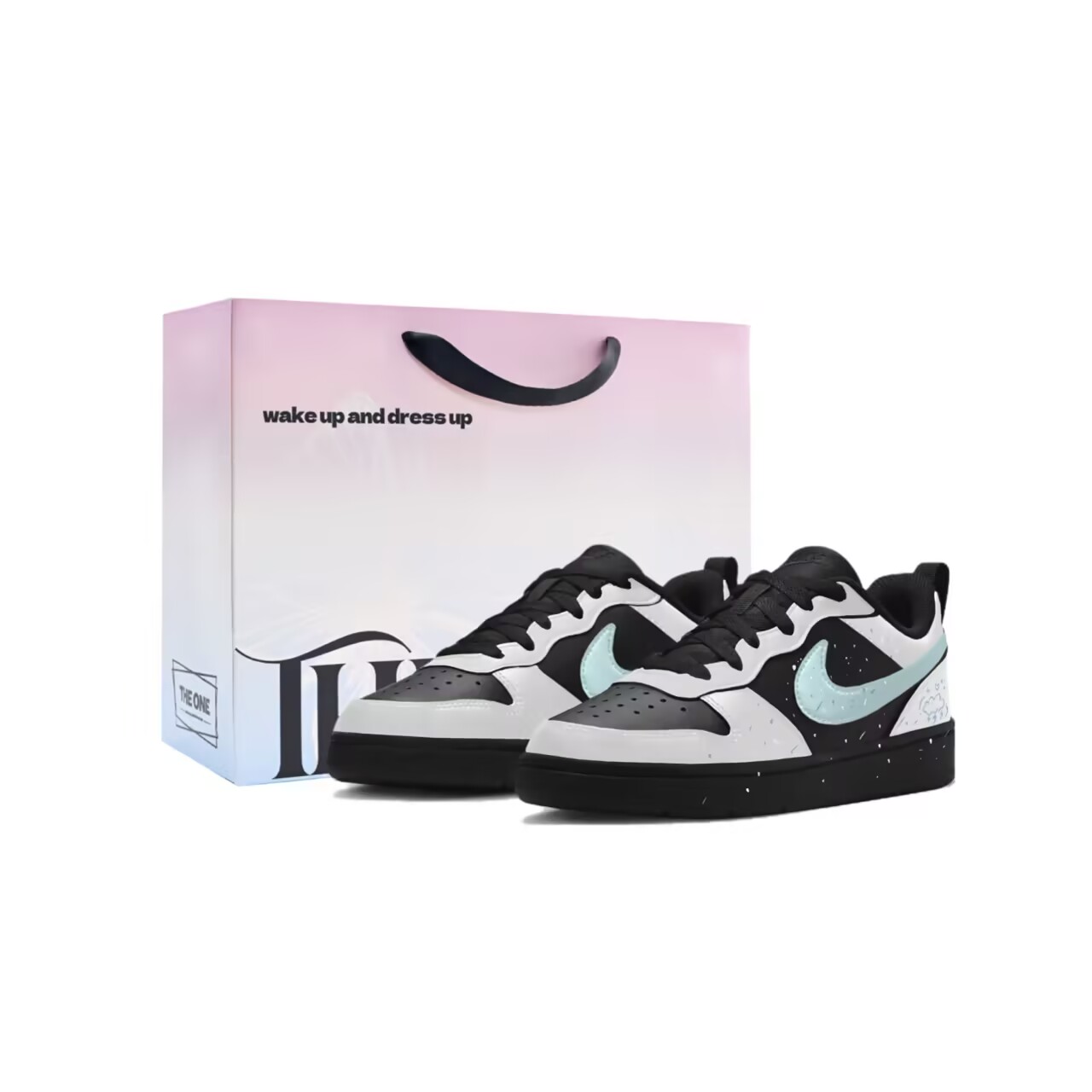 Nike Кроссовки для скейтбординга Court Borough Blue Star Sky Slip Resistant Shock Absorbers низкие детские Black White
Nike Кроссовки для скейтбординга Court Borough Blue Star Sky Slip Resistant Shock Absorbers низкие детские Black White