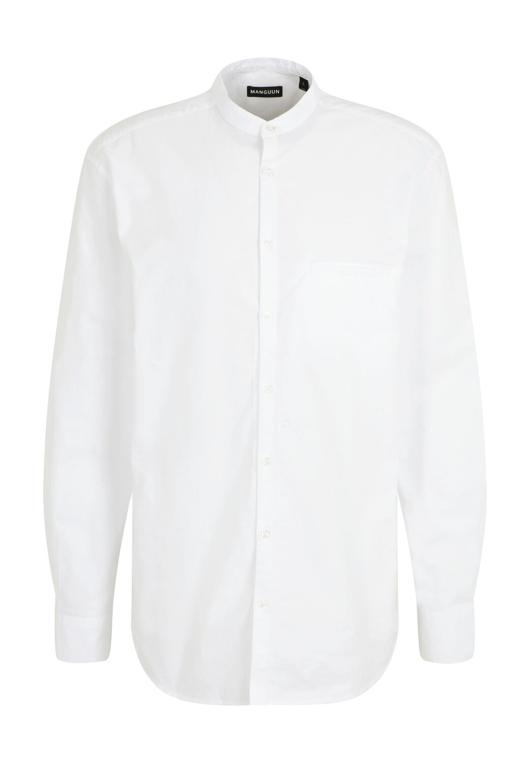 Повседневная мужская хлопковая рубашка с воротником стойкой MANGUUN, белый
Повседневная мужская хлопковая рубашка с воротником стойкой MANGUUN, белый