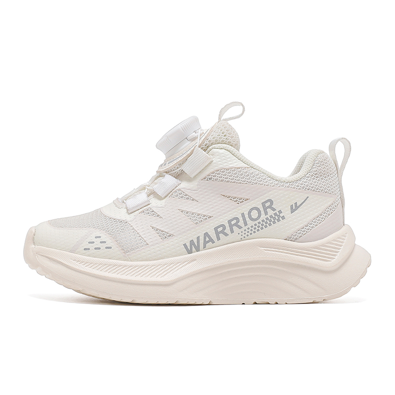 Противоскользящие и износостойкие дышащие низкие детские кроссовки для бега WARRIOR, бежевый 
Противоскользящие и износостойкие дышащие низкие детские кроссовки для бега WARRIOR, бежевый