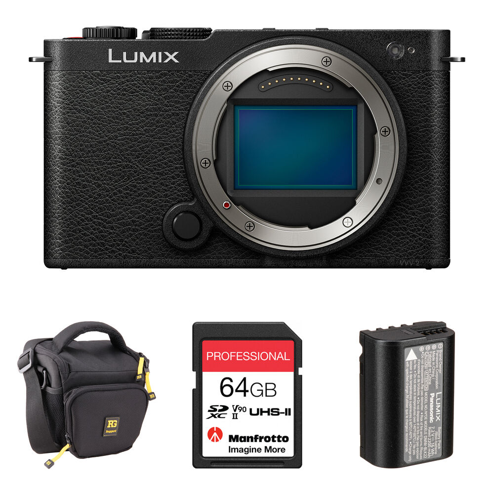 Беззеркальная камера Panasonic Lumix S9 Mirrorless Camera with Essentials+ Kit
Беззеркальная камера Panasonic Lumix S9 Mirrorless Camera with Essentials+ Kit