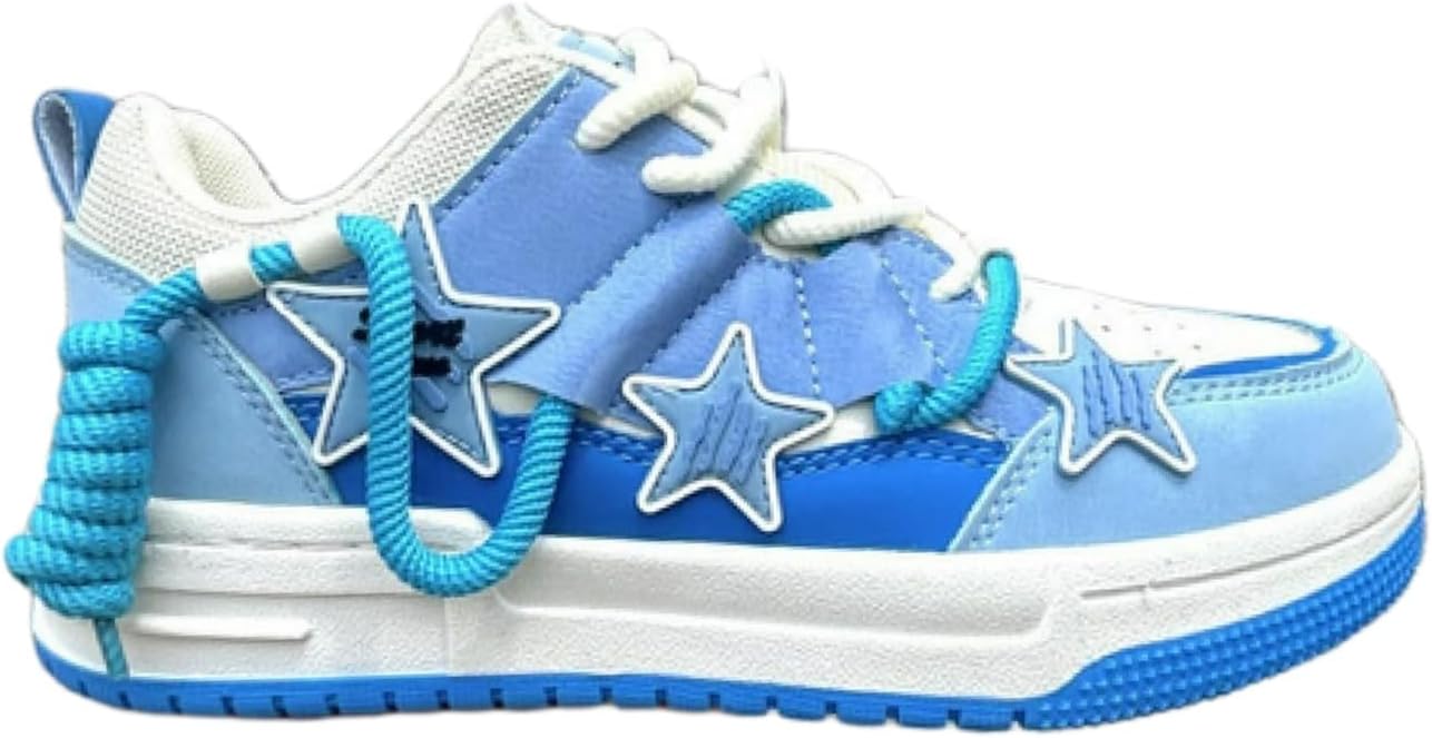 MACEFIL Модные кроссовки Chunky для женщин и мужчин Y2K с дизайном звезды, стильные низкие кеды, синий
MACEFIL Модные кроссовки Chunky для женщин и мужчин Y2K с дизайном звезды, стильные низкие кеды, синий