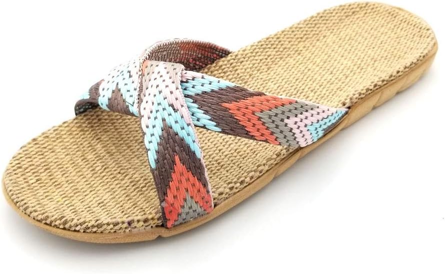 Летние пляжные обувь Hwayslon унисекс из льна Нескользящие тапочки для дома, розовый
Летние пляжные обувь Hwayslon унисекс из льна Нескользящие тапочки для дома, розовый