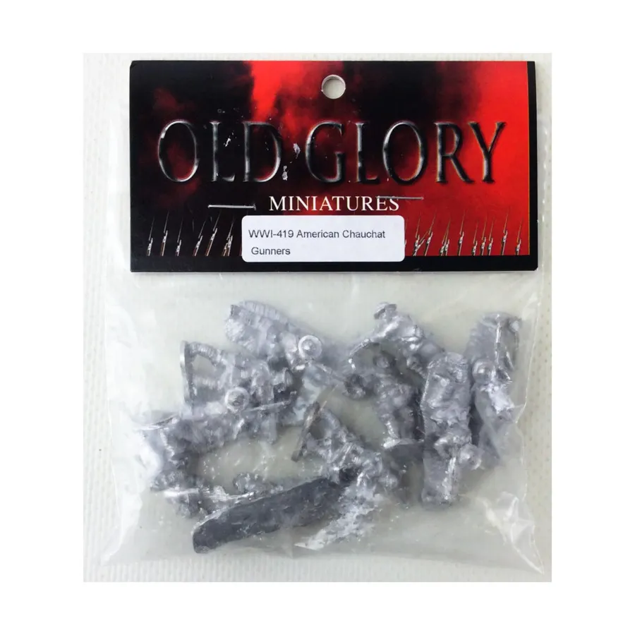Американские Чаучат Ганнерс, World War I (25mm) (Old Glory)
Американские Чаучат Ганнерс, World War I (25mm) (Old Glory)
