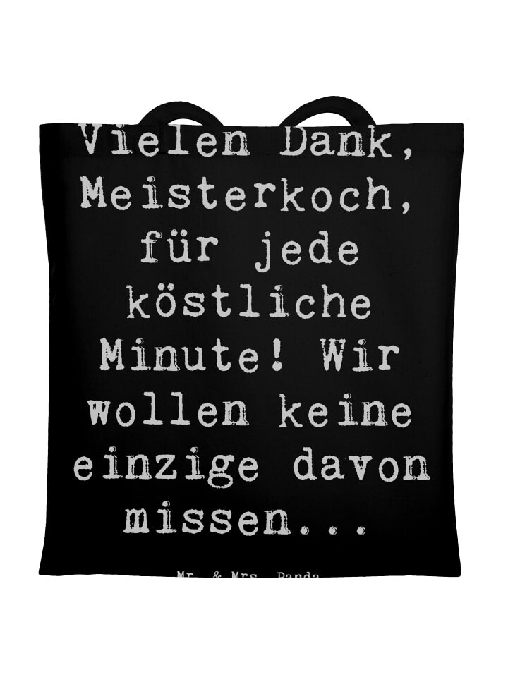 Сумка для переноски Mr & Mrs Panda Danke Koch, черный
Сумка для переноски Mr & Mrs Panda Danke Koch, черный