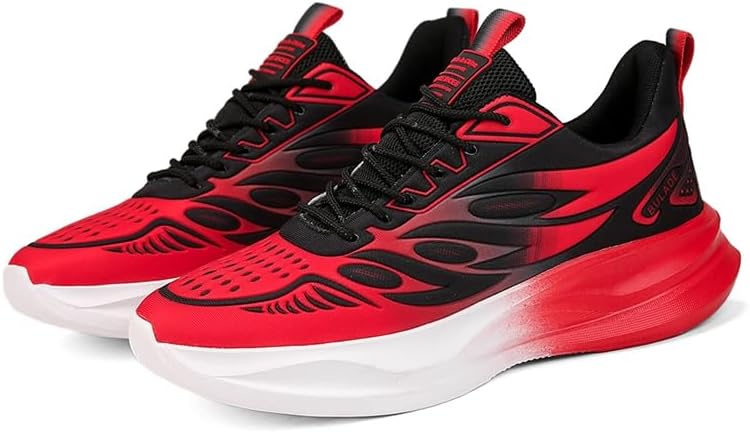 Мужские вязаные кроссовки с сеткой и шнуровкой, повседневные, с круглым носком и толстой подошвой, легкие низкие спортивные туфли, подходящие для прогулок, путешествий и игры в бадминтон Igzbibg, красный
Мужские вязаные кроссовки с сеткой и шнуровкой, повседневные, с круглым носком и толстой подошвой, легкие низкие спортивные туфли, подходящие для прогулок, путешествий и игры в бадминтон Igzbibg, красный