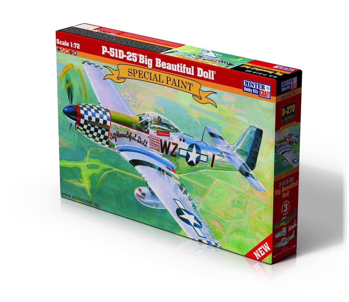 Mastercraft, P-51D-25 Mustang Polish Squadron 303 1:72, Набор моделей, 12+ Mistercraft
Mastercraft, P-51D-25 Mustang Polish Squadron 303 1:72, Набор моделей, 12+ Mistercraft