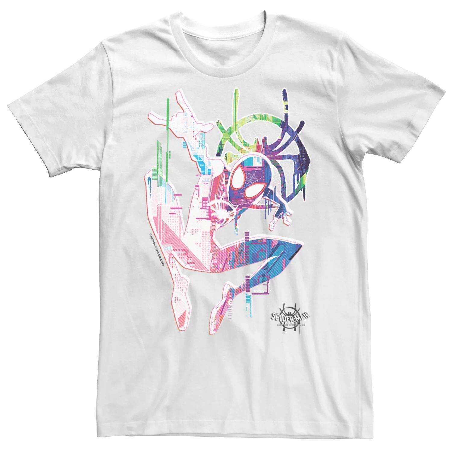 Мужская футболка с изображением Человека-паука и стихов-пауков Licensed Character
Мужская футболка с изображением Человека-паука и стихов-пауков Licensed Character