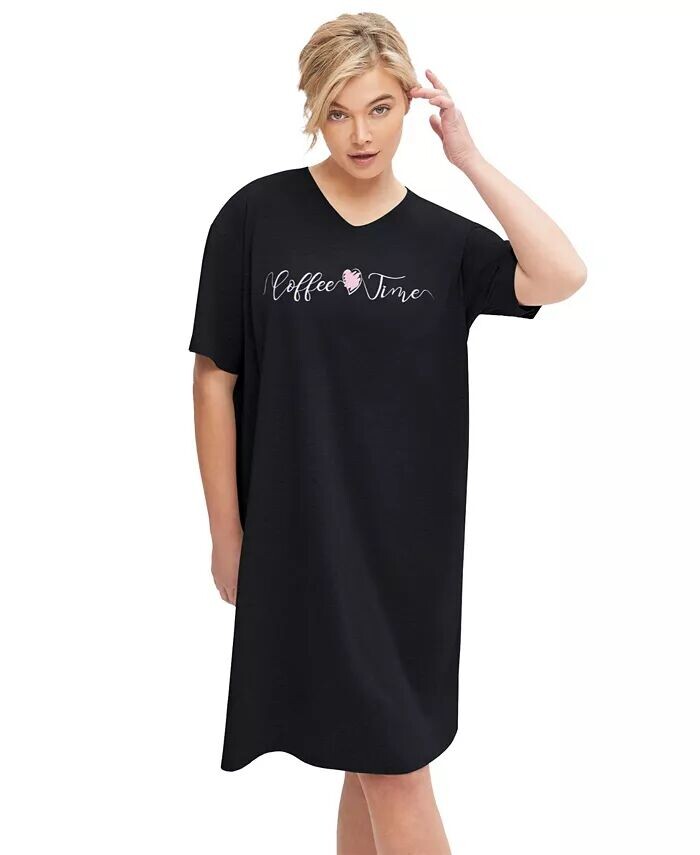 Рубашка для сна с v-образным вырезом больших размеров Ellos, серый
Рубашка для сна с v-образным вырезом больших размеров Ellos, серый