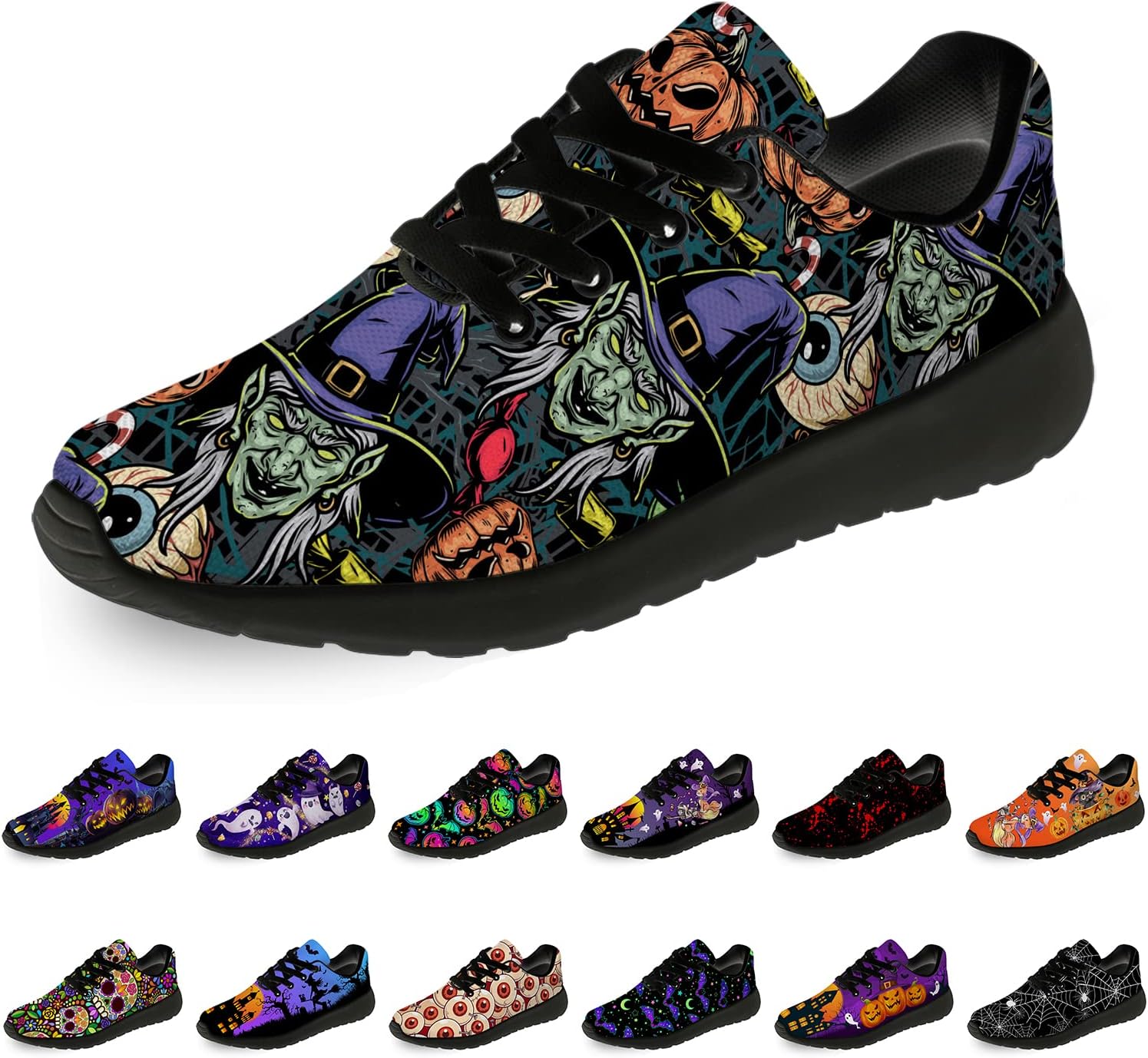 Кроссовки на Хэллоуин для женщин и мужчин, беговые, для прогулок и тенниса, с изображением тыквы, призрака и летучей мыши, подарки для мальчиков и девочек Horethy, зеленый
Кроссовки на Хэллоуин для женщин и мужчин, беговые, для прогулок и тенниса, с изображением тыквы, призрака и летучей мыши, подарки для мальчиков и девочек Horethy, зеленый