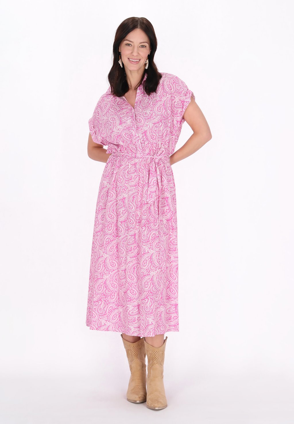 Платье-рубашка usha, розовый
Платье-рубашка usha, розовый