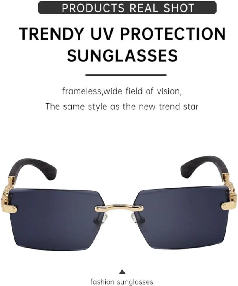 Винтажные солнцезащитные очки без оправы для мужчин, роскошные солнцезащитные очки без оправы для мужчин, металлическая оправа, очки с леопардовым принтом LVTFCO, 3
Винтажные солнцезащитные очки без оправы для мужчин, роскошные солнцезащитные очки без оправы для мужчин, металлическая оправа, очки с леопардовым принтом LVTFCO, 3